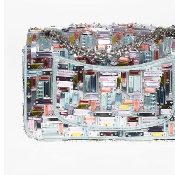 シャネル ミニハンドバッグ コピー★サテン & コスチューム パール AS0874B06805NF994